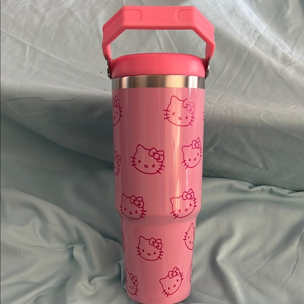 Hello Kitty Pink Stainless Steel Tumbler